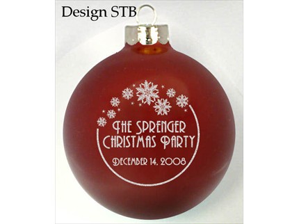 Christmas Wedding Favors Custom Ornaments Reception Favors