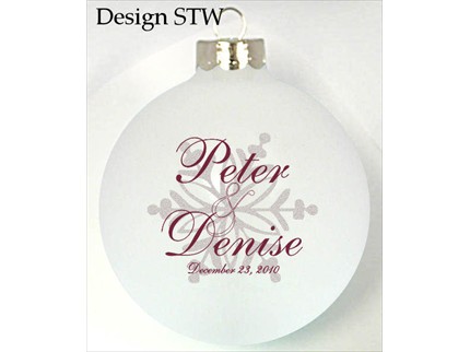 Wedding Favors Christmas Brides Gift Boxed Victorian Ornaments