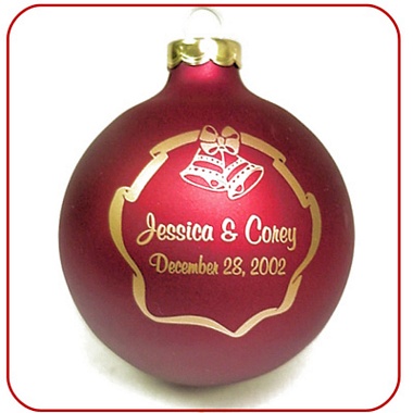 Most wedding couples order the dark red ornament glass in 25 8 size 